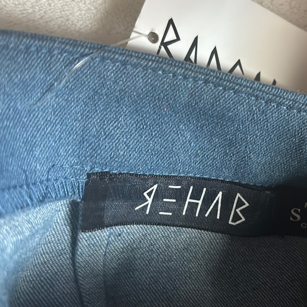 REHAB Denim Flared Pants with Silver Detailing NWT!! - Picture 6 of 6